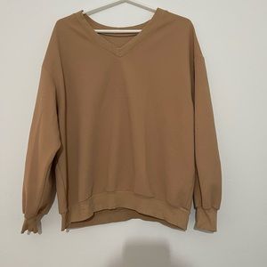 Brown sweater from Shein